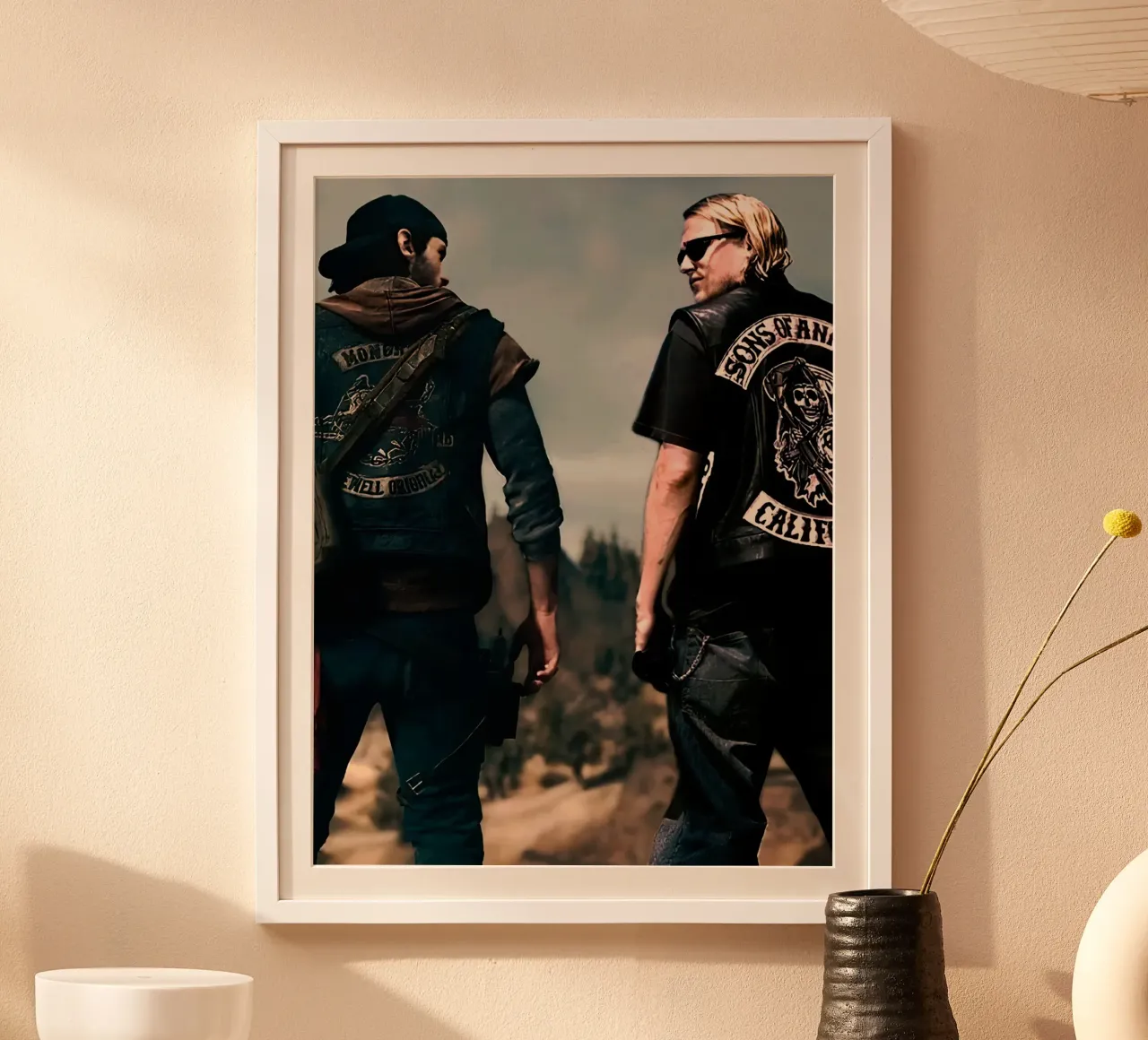 Sons of Anarchy poster con telaio in alluminio da Musadad Shop