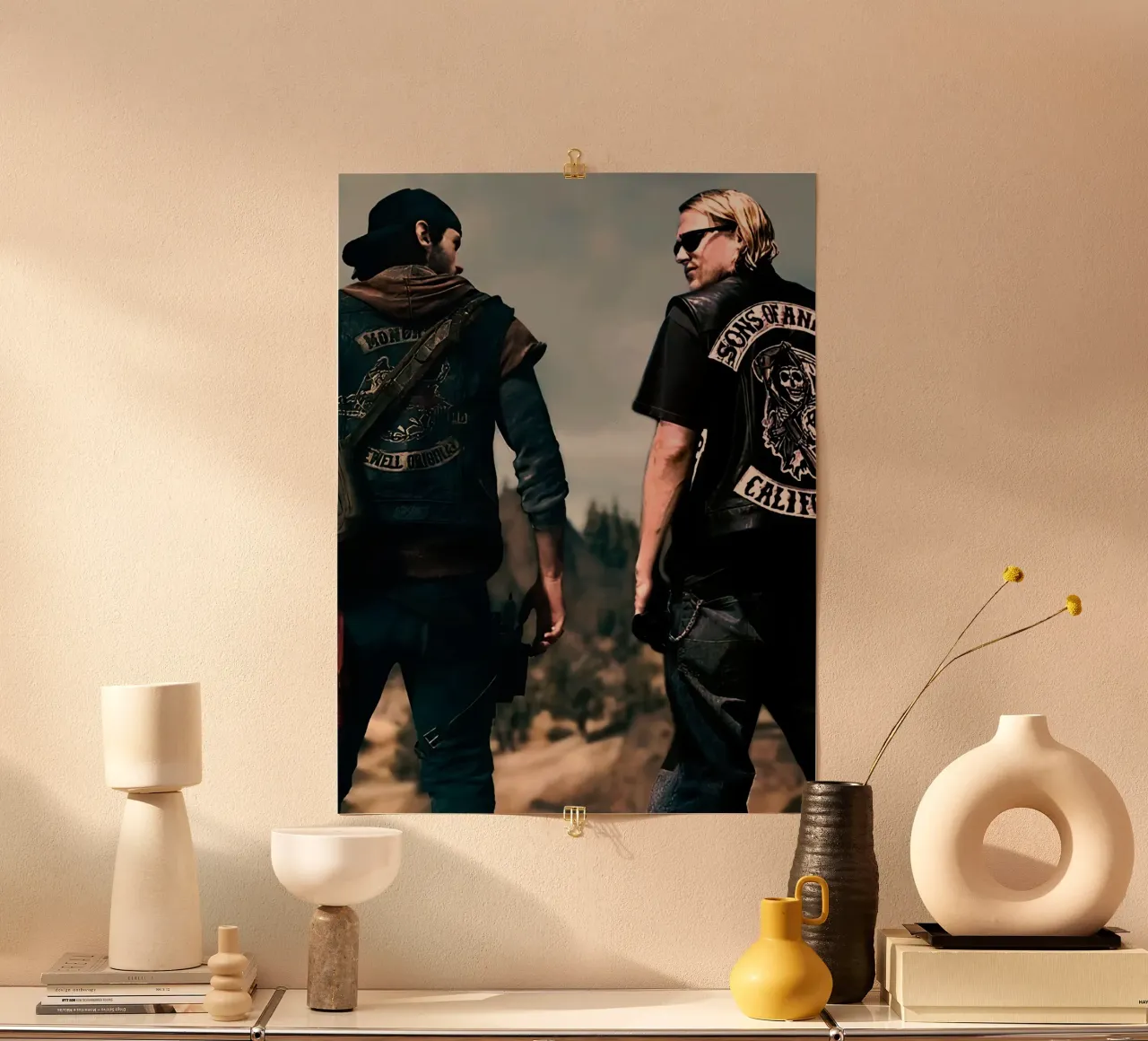 Sons of Anarchy poster con telaio in alluminio da Musadad Shop