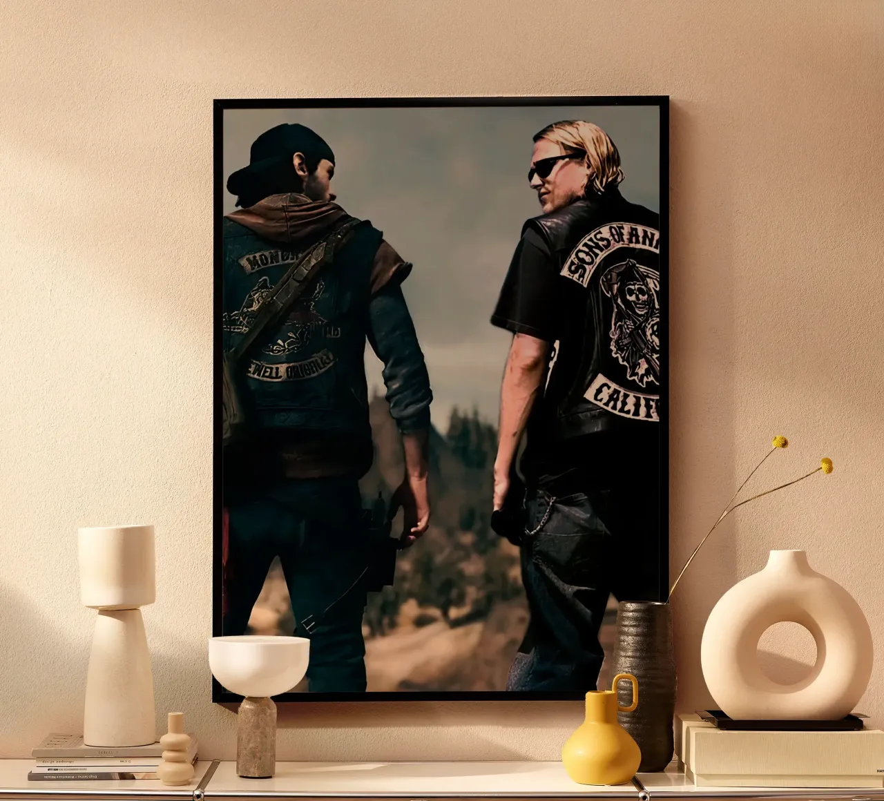 Sons of Anarchy poster con telaio in alluminio da Musadad Shop