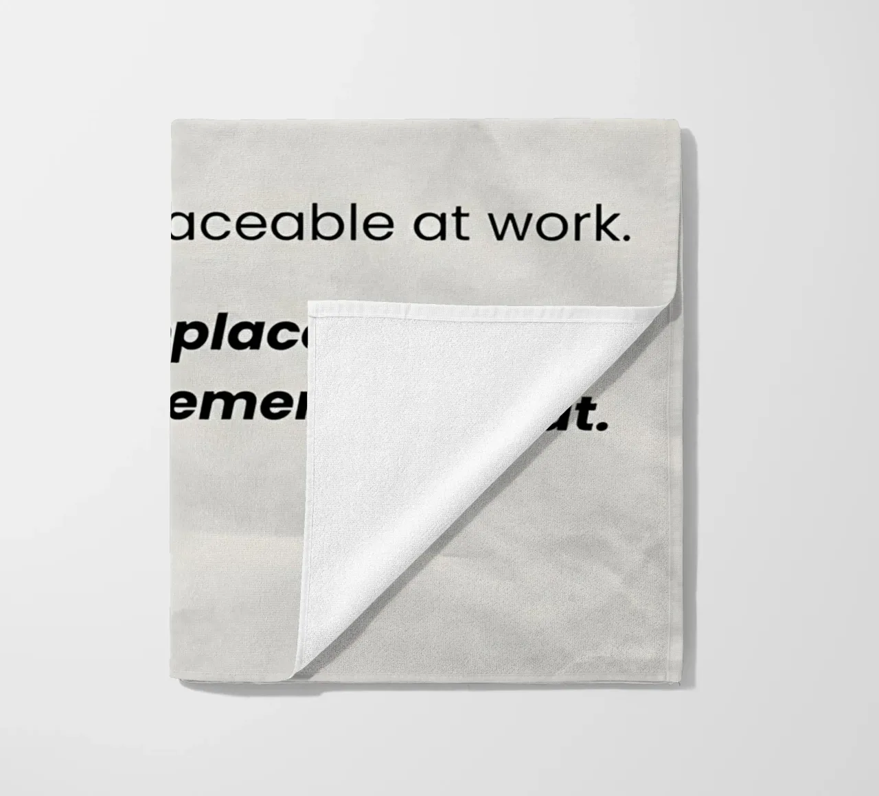 Never let a job telo mare da Type & Tape