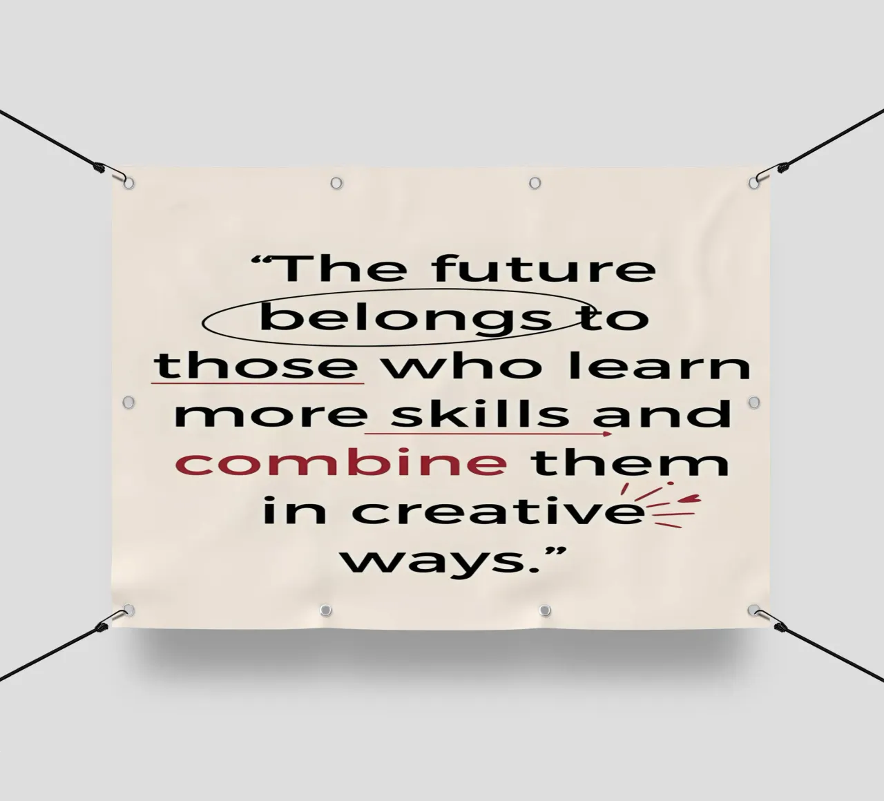 The future telo in pvc da Type & Tape