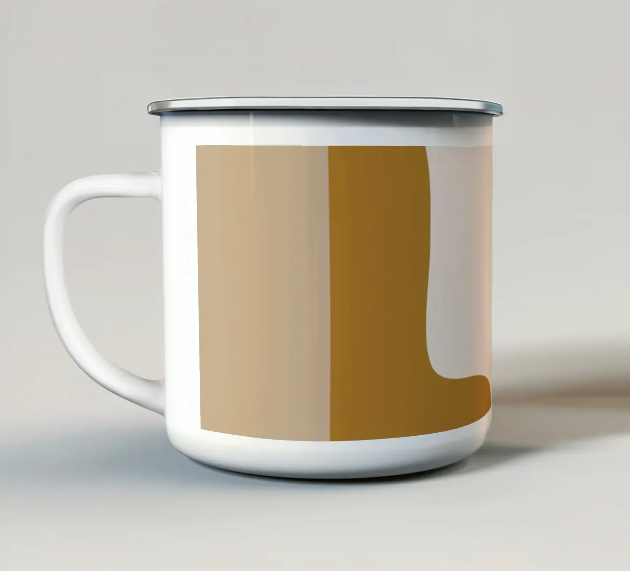 abstracto mínimo 16 taza de esmalte de ThingDesign