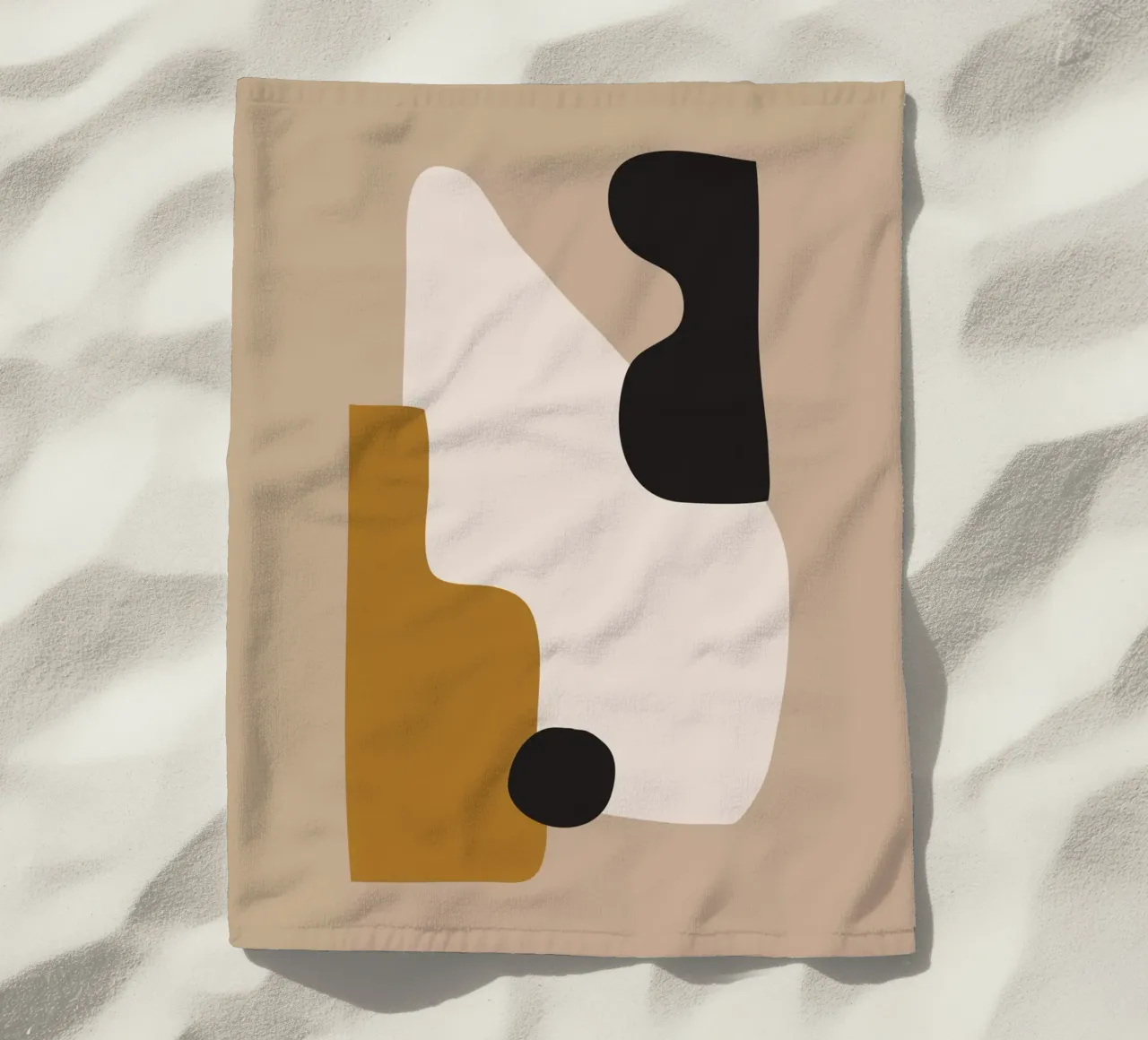 abstrait minimal 16 serviette de plage de ThingDesign