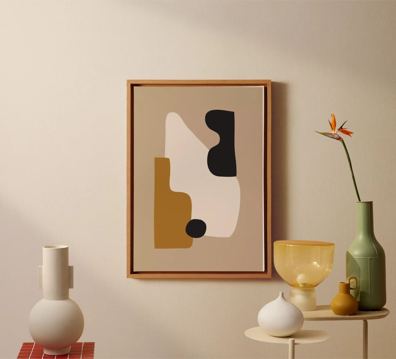 abstrakt minimal 16 Leinwand von ThingDesign