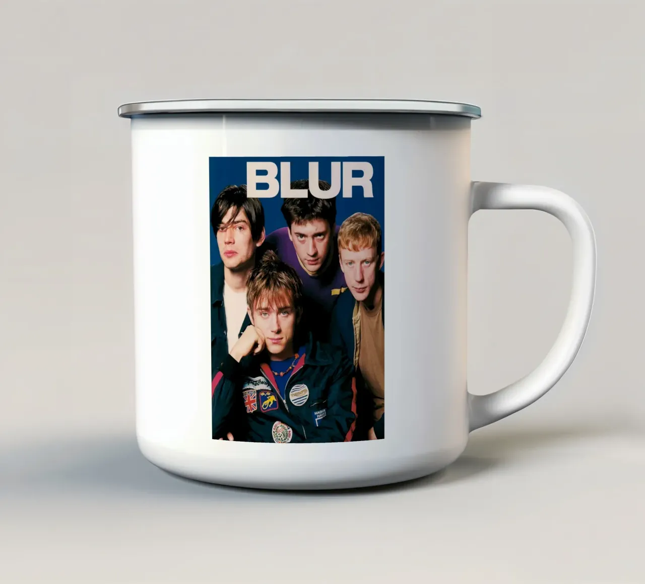 Blur tazza in smalto da Musadad Shop
