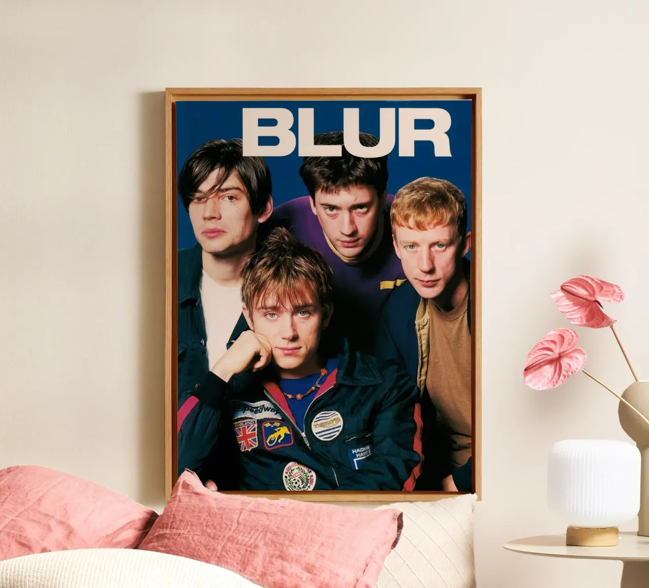 Blur tela con Cornice a cassetta da Musadad Shop