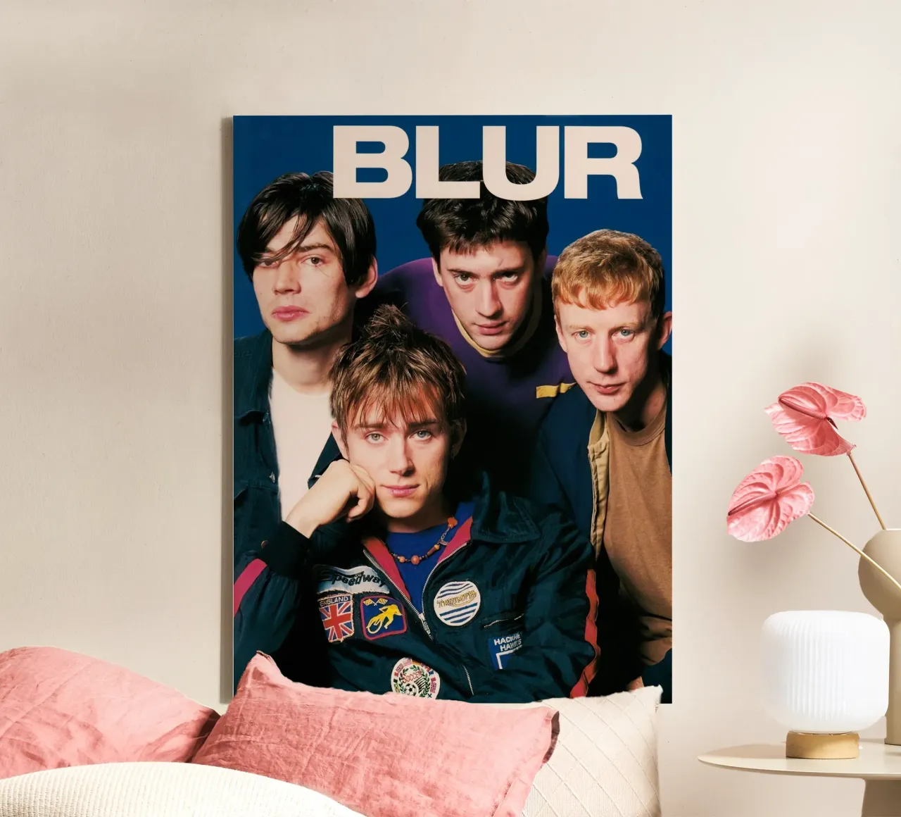 Blur tela con Cornice a cassetta da Musadad Shop