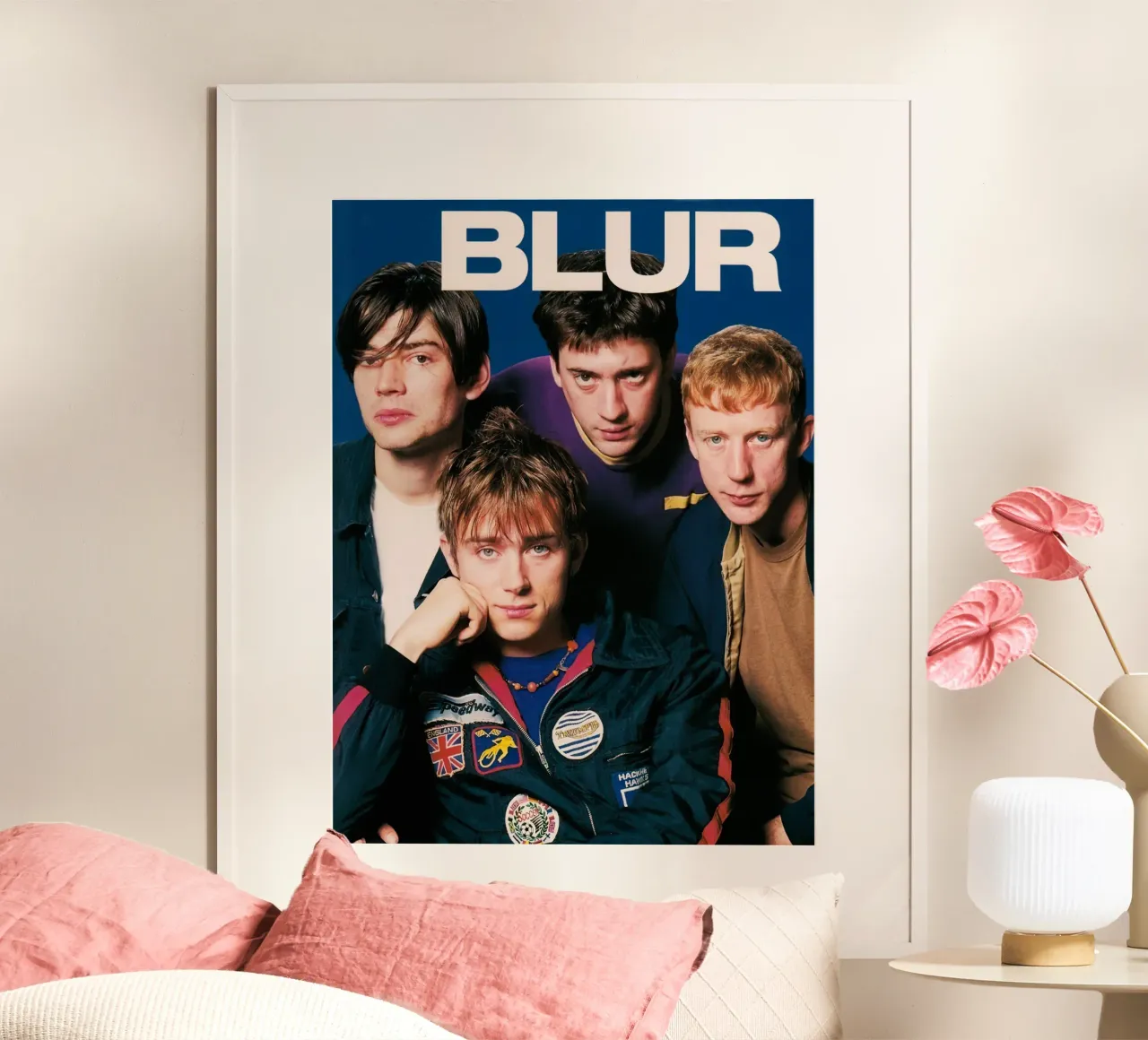 Blur poster con telaio in plastica da Musadad Shop