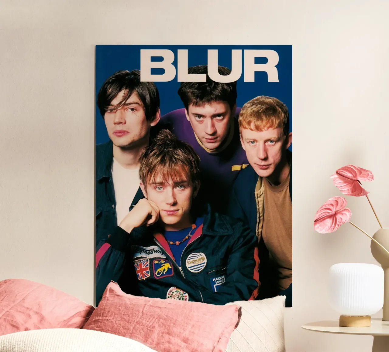 Blur poster con telaio in plastica da Musadad Shop