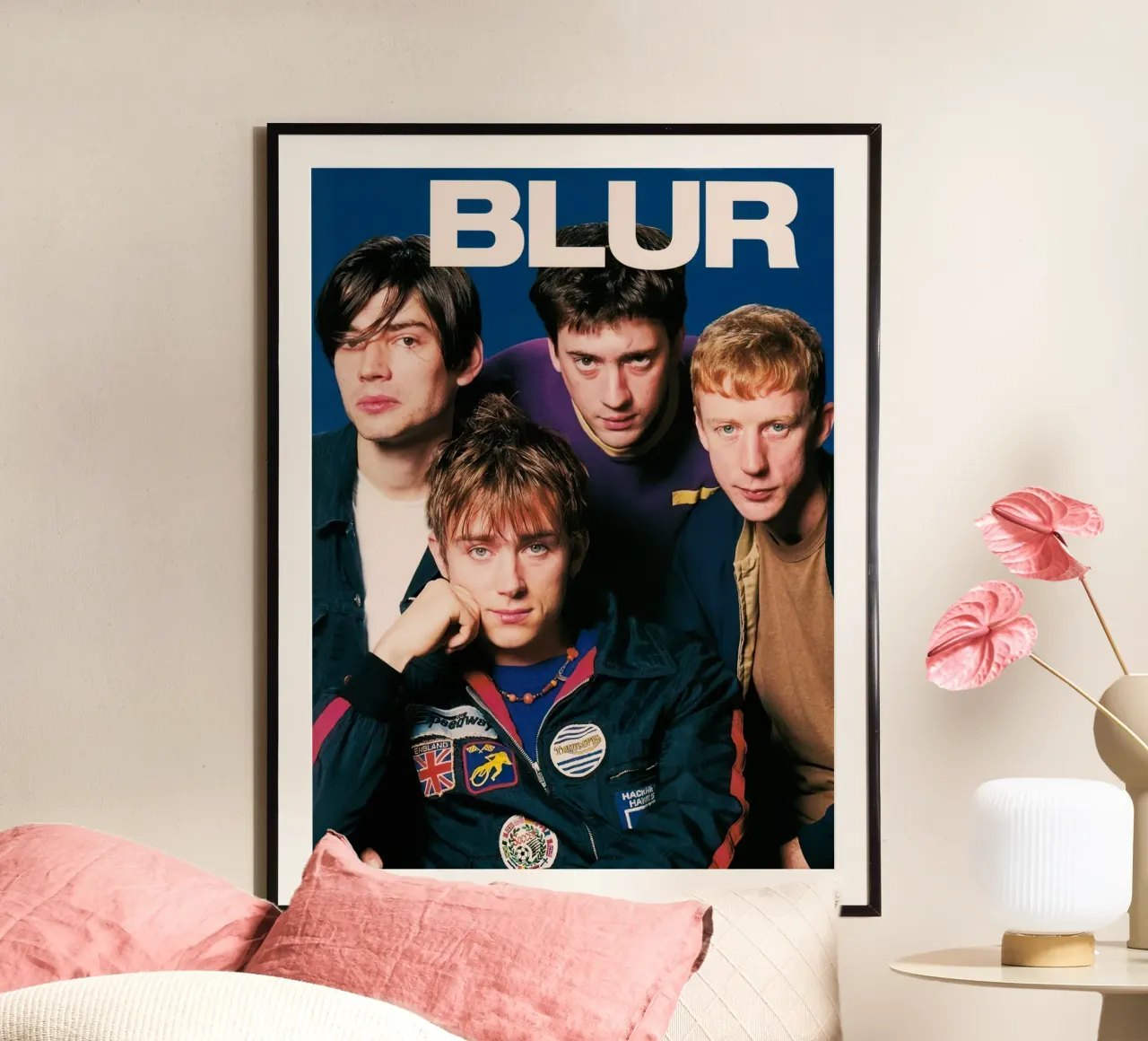 Blur poster con telaio in plastica da Musadad Shop