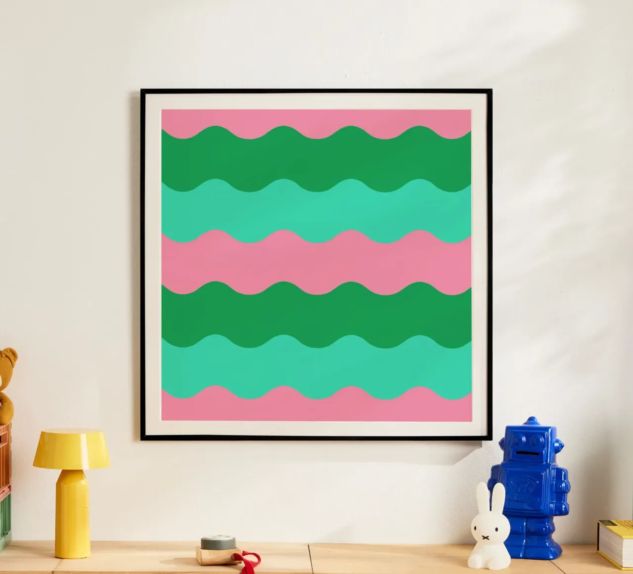cluug poster con telaio in legno da fummelhummel