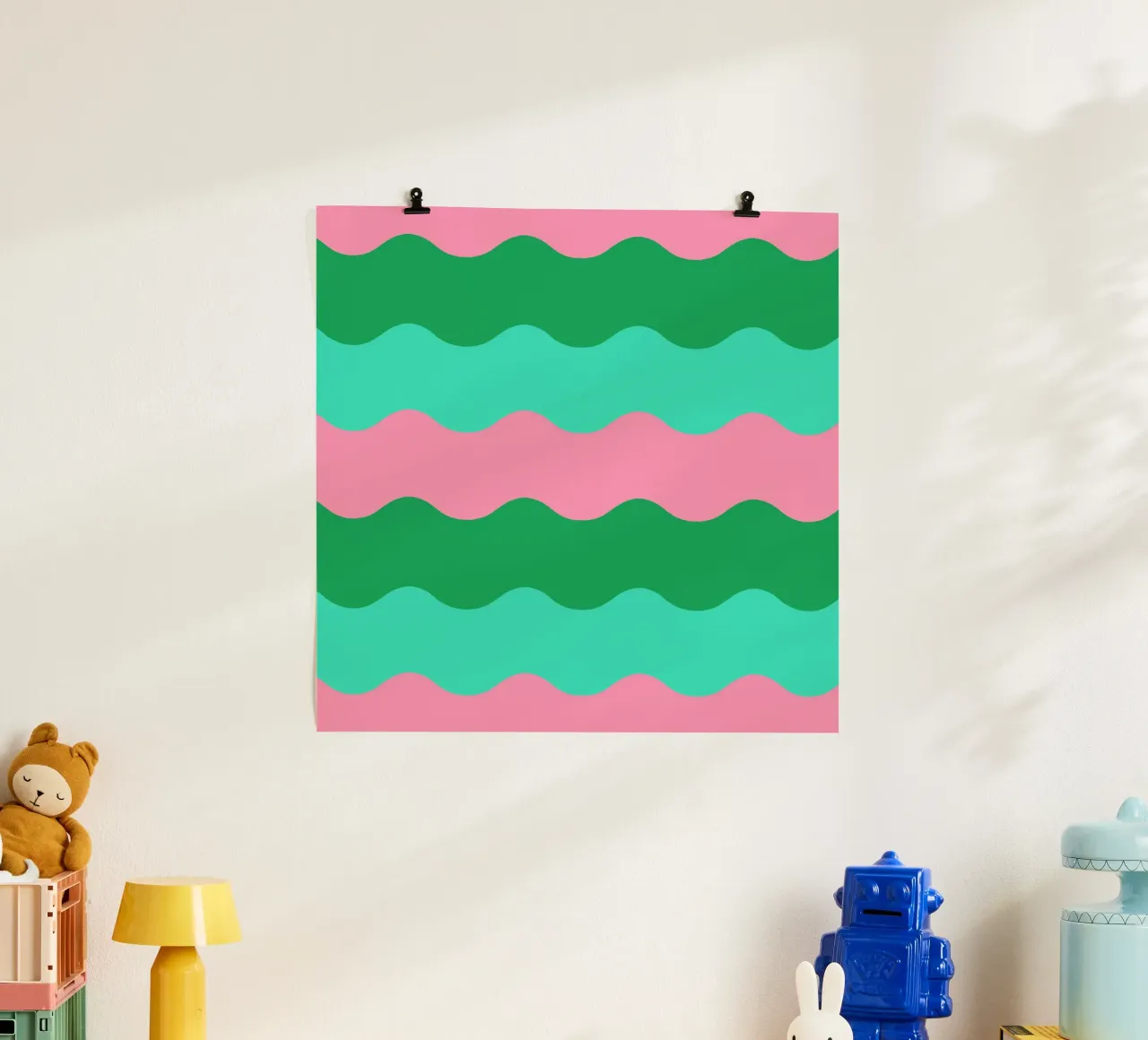 cluug poster con telaio in legno da fummelhummel