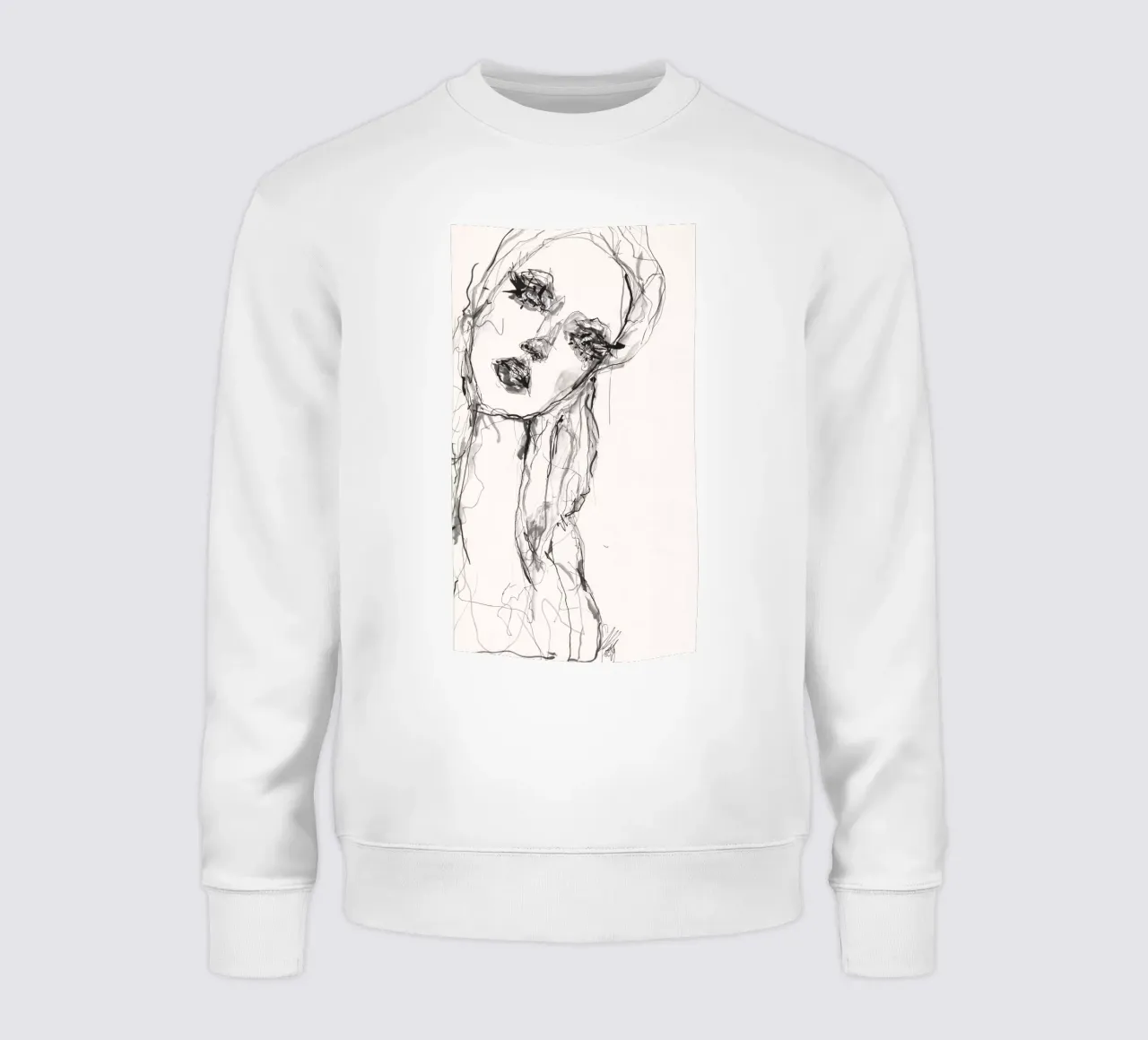 specchio 2 felpa da Giulio Iurissevich