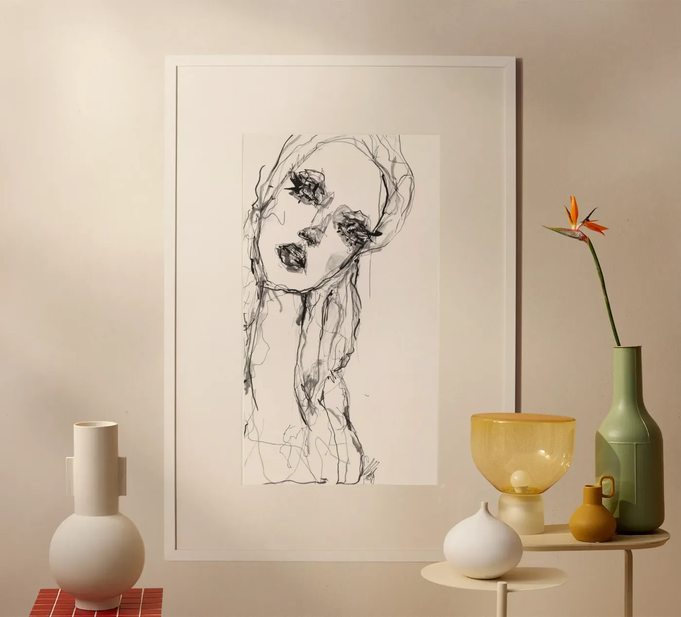 spiegel 2 poster van Giulio Iurissevich