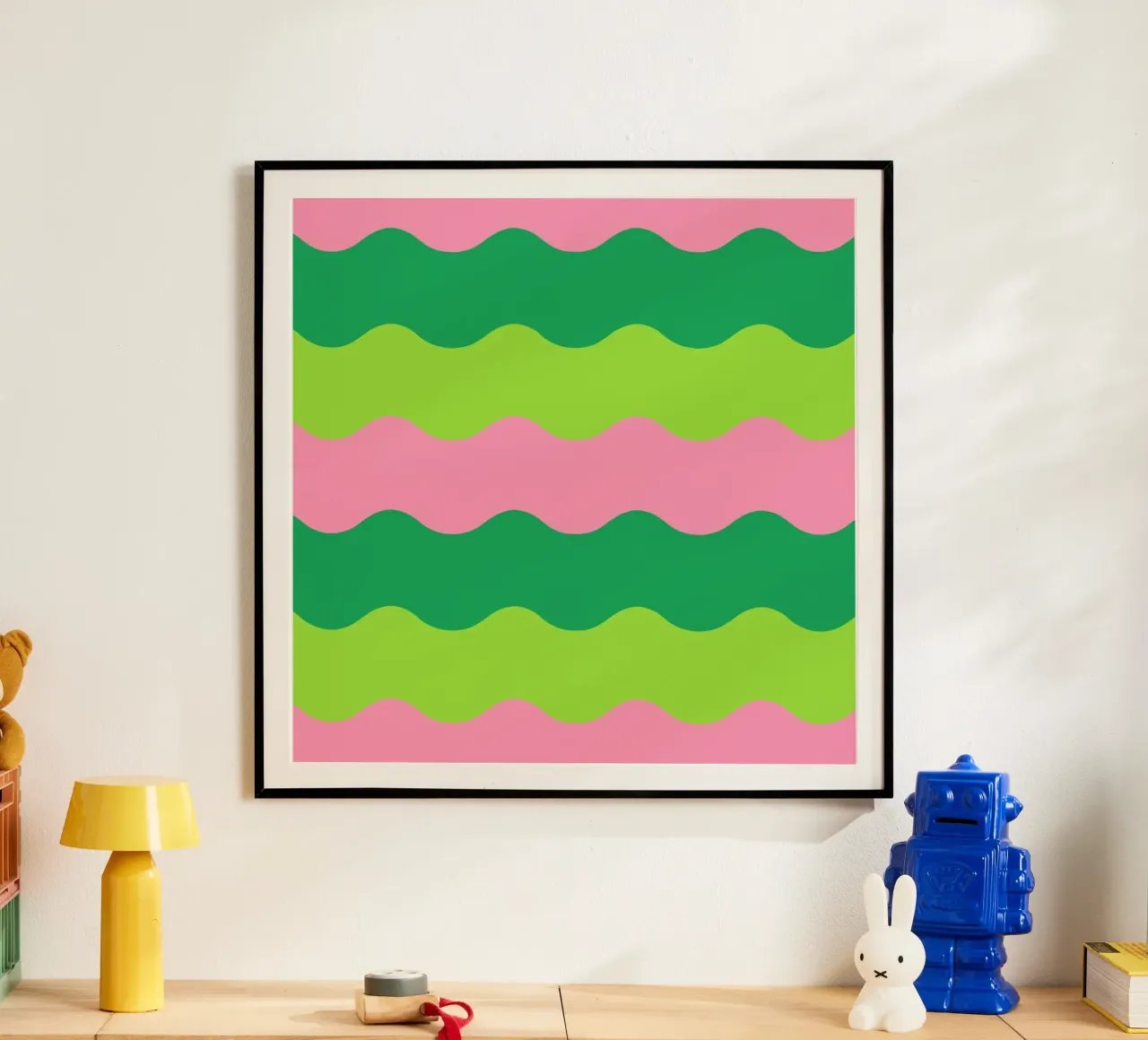 cluug poster con telaio in legno da fummelhummel