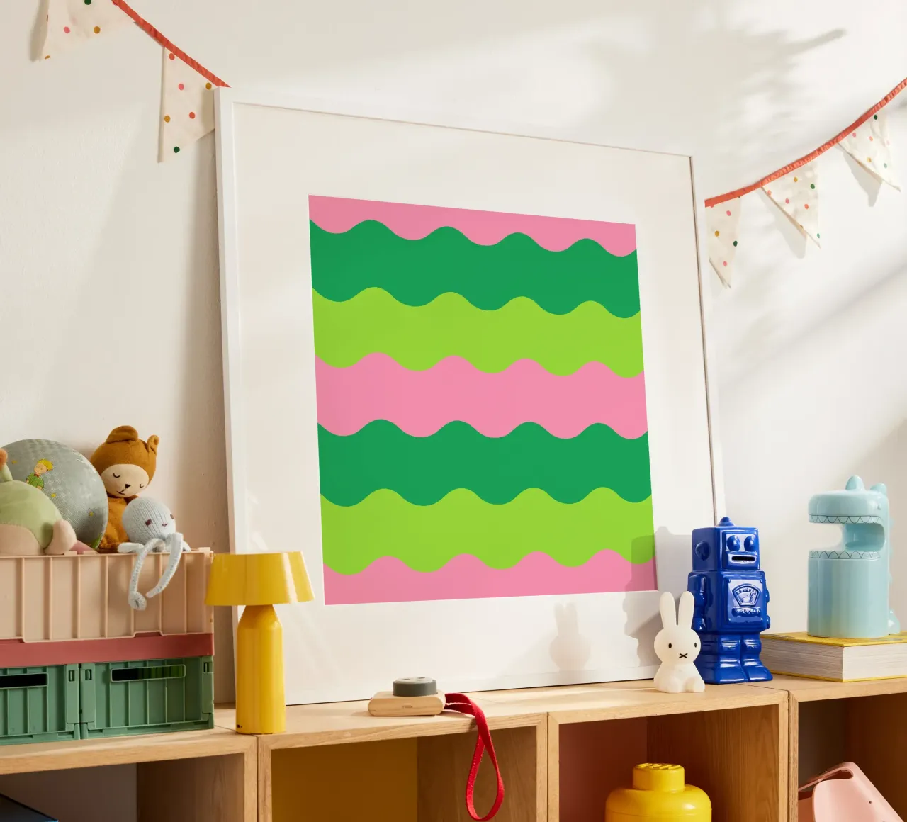 cluug poster con telaio in legno da fummelhummel