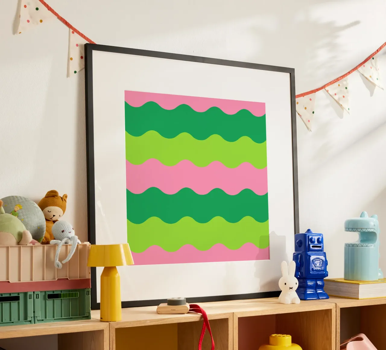 cluug poster con telaio in legno da fummelhummel