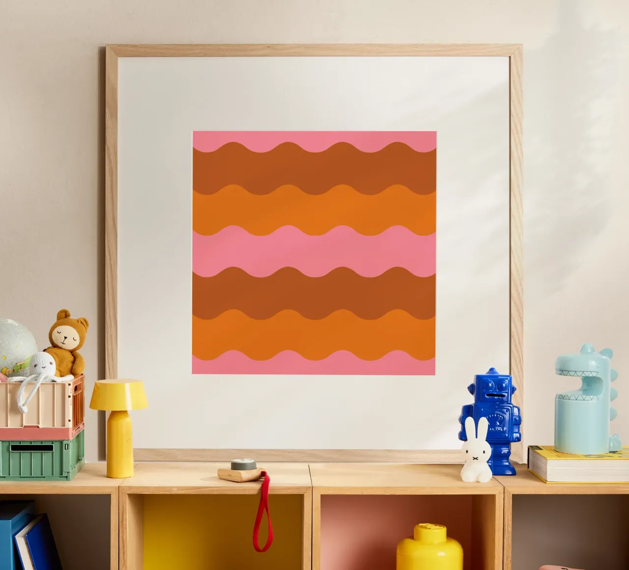 cluug poster con telaio in legno da fummelhummel