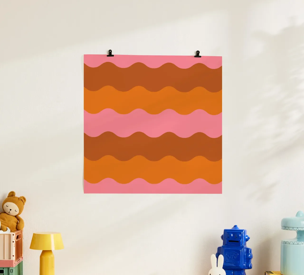 cluug poster con telaio in legno da fummelhummel