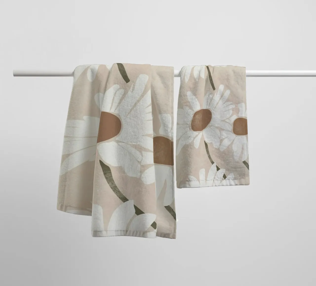 Simple Daisies towel by LeaDArt
