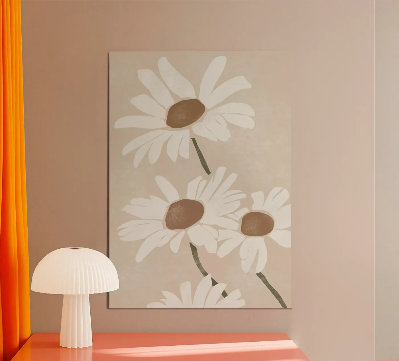 Simple Daisies poster by LeaDArt