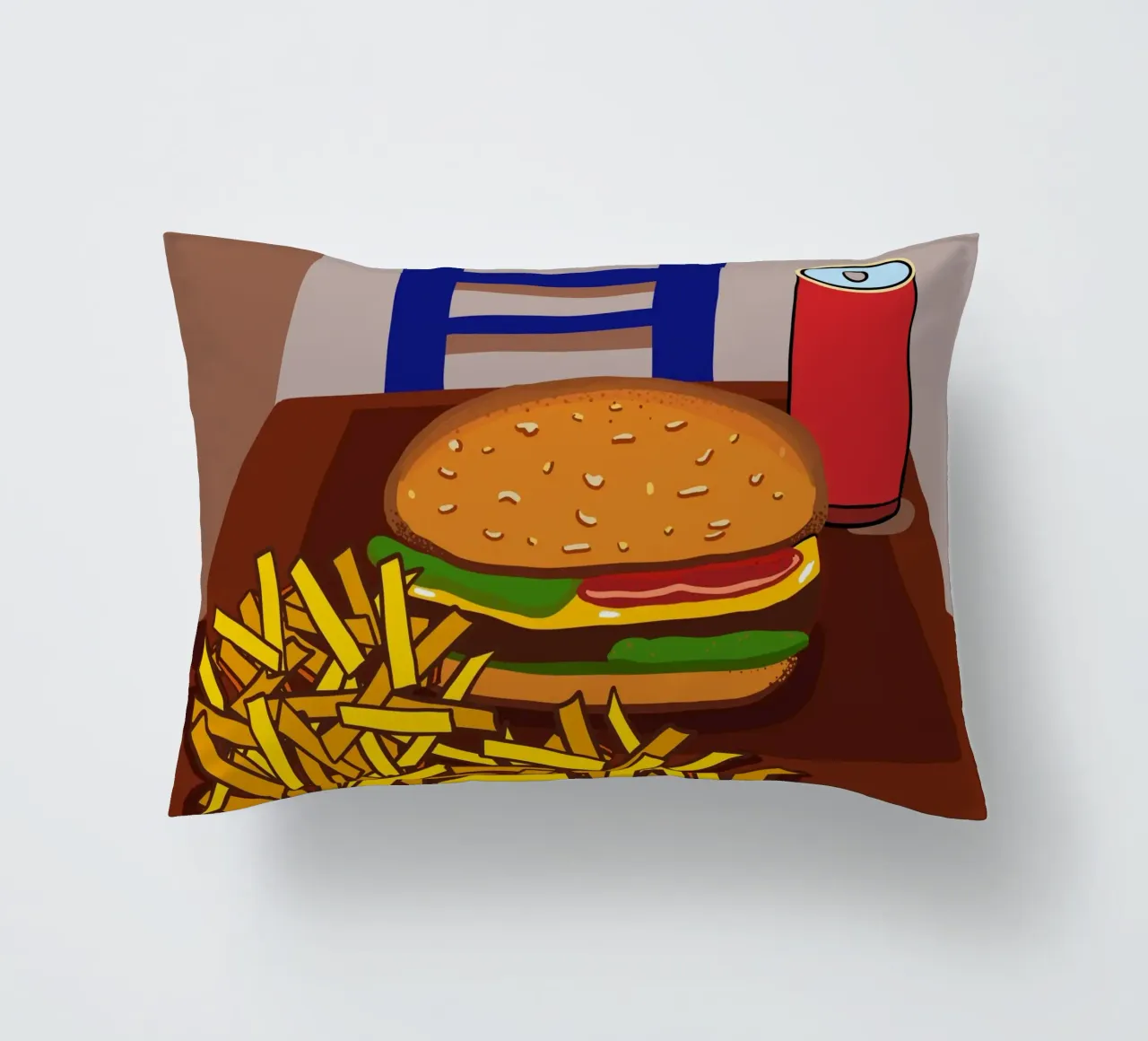 Hamburger e patate cuscino da gulsengunel