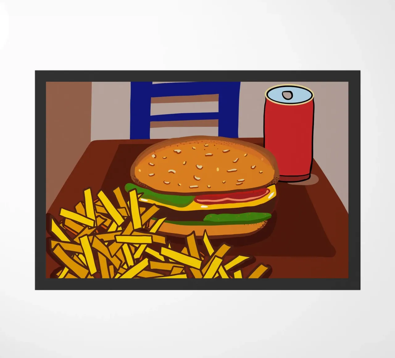 Hamburger e patate zerbino da gulsengunel