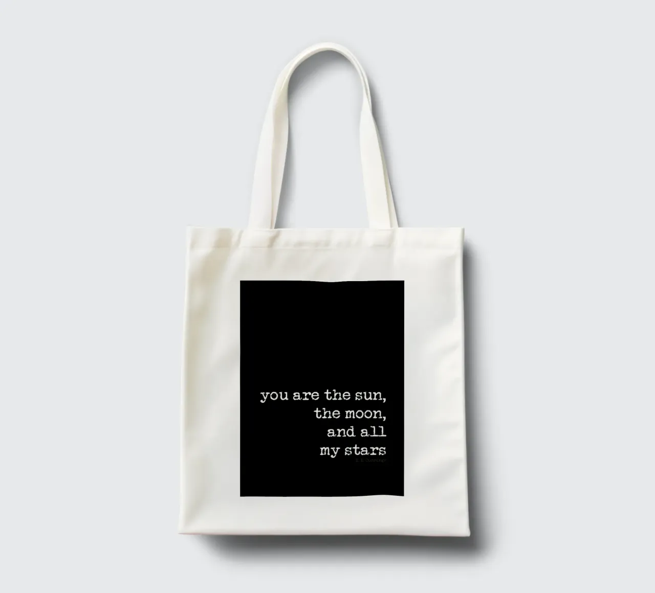 sun, moon stars tote bag by Ingrid Beddoes