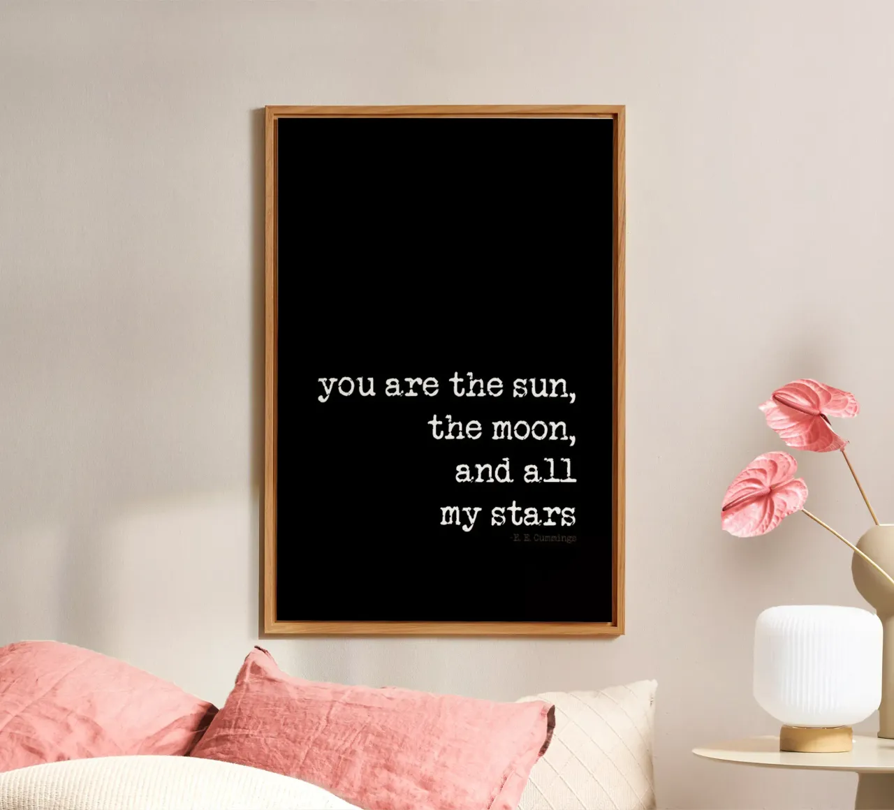 sun, moon stars Alu-Dibond von Ingrid Beddoes