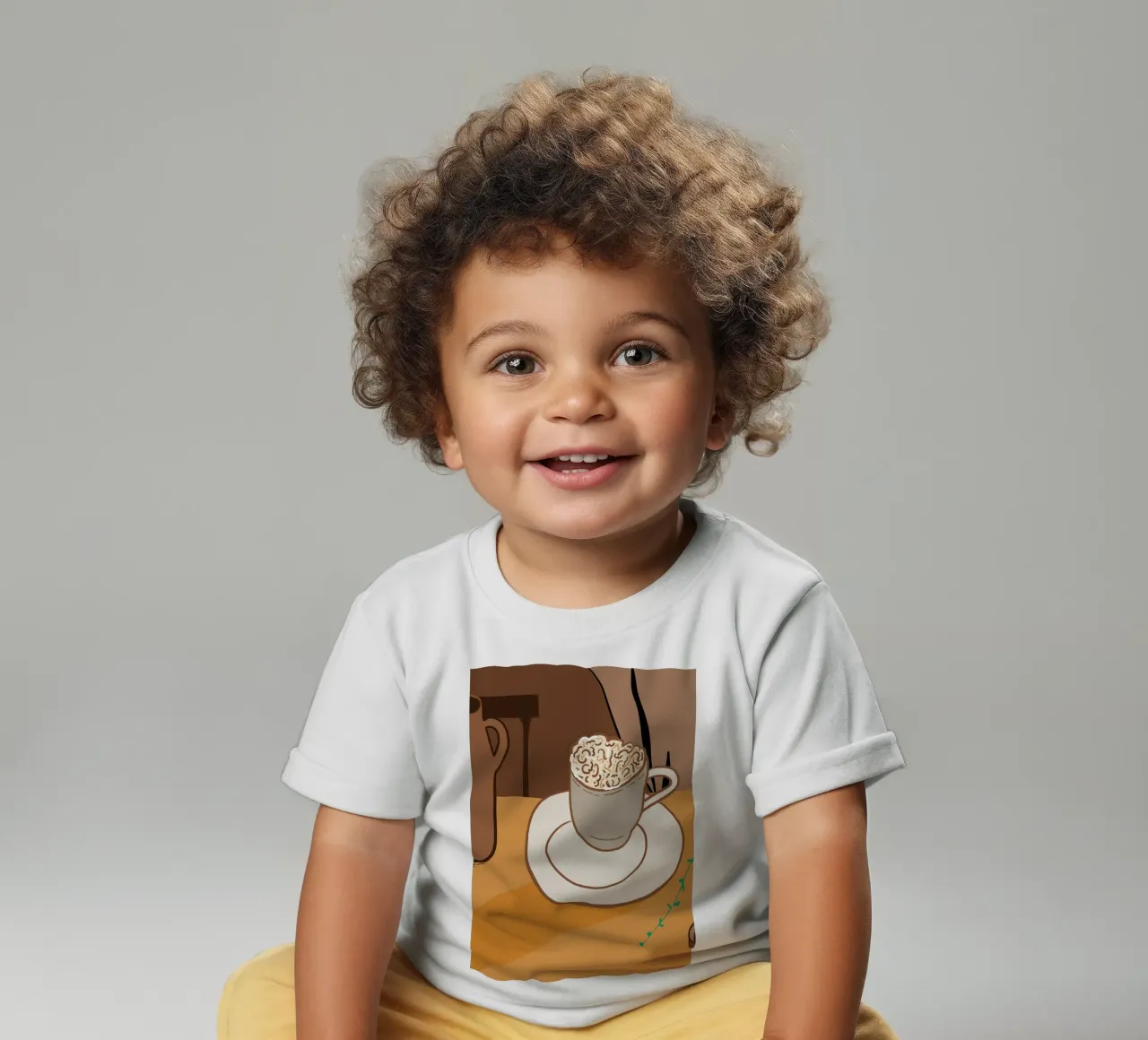 L'ora del caffè maglietta neonato da gulsengunel