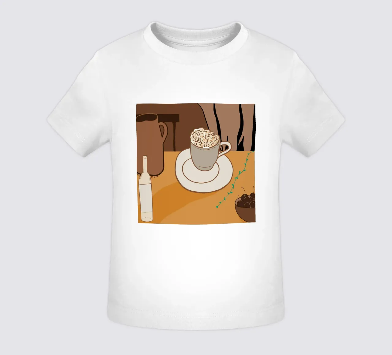 L'ora del caffè maglietta neonato da gulsengunel