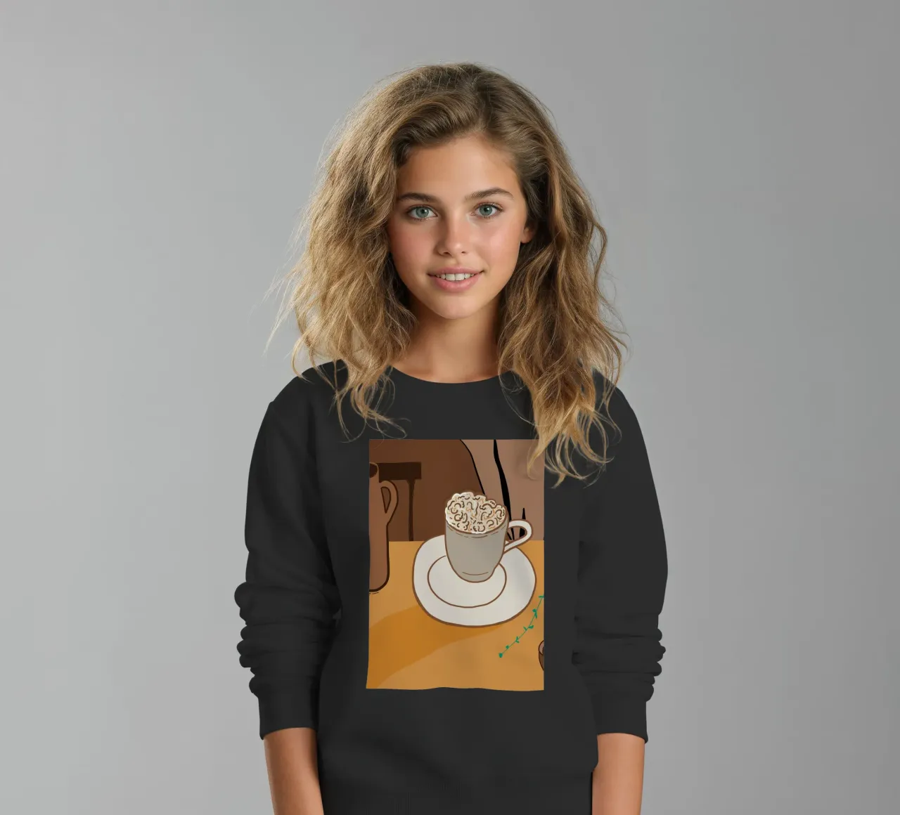 L'ora del caffè felpa bambino da gulsengunel