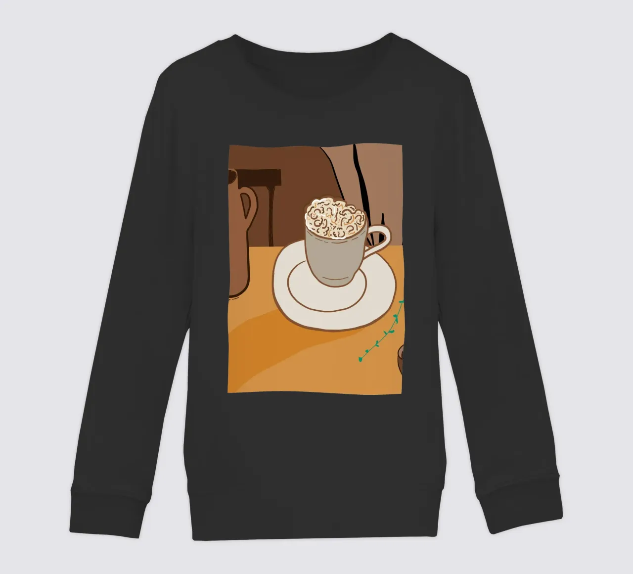 L'ora del caffè felpa bambino da gulsengunel