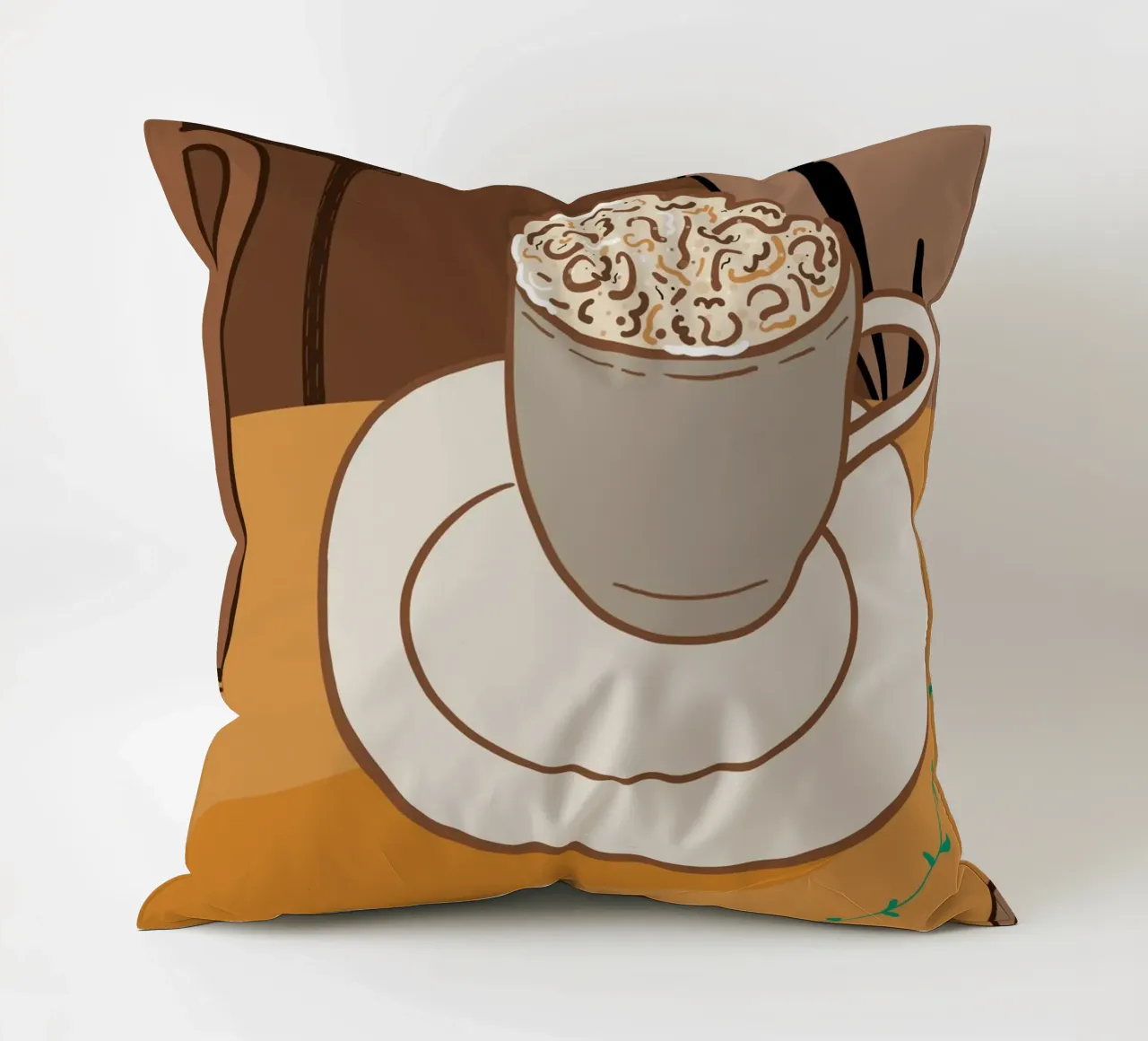 L'ora del caffè cuscino da gulsengunel