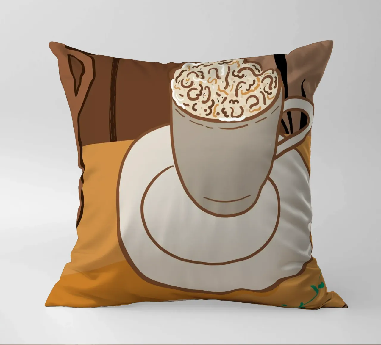 L'ora del caffè cuscino da gulsengunel