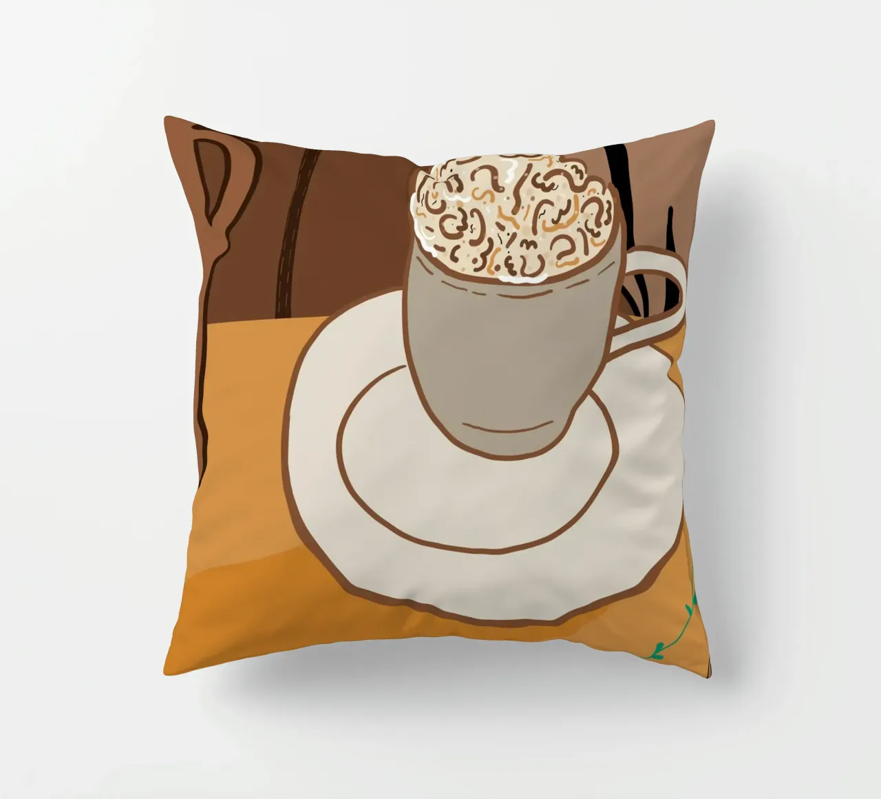 L'ora del caffè cuscino da gulsengunel