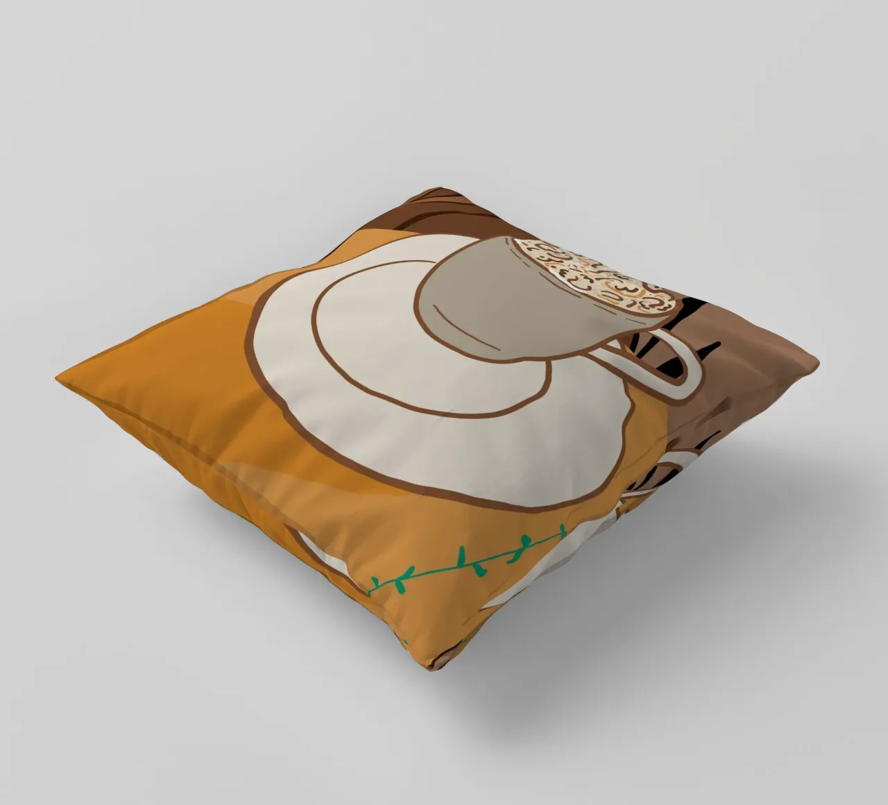 L'ora del caffè cuscino da gulsengunel