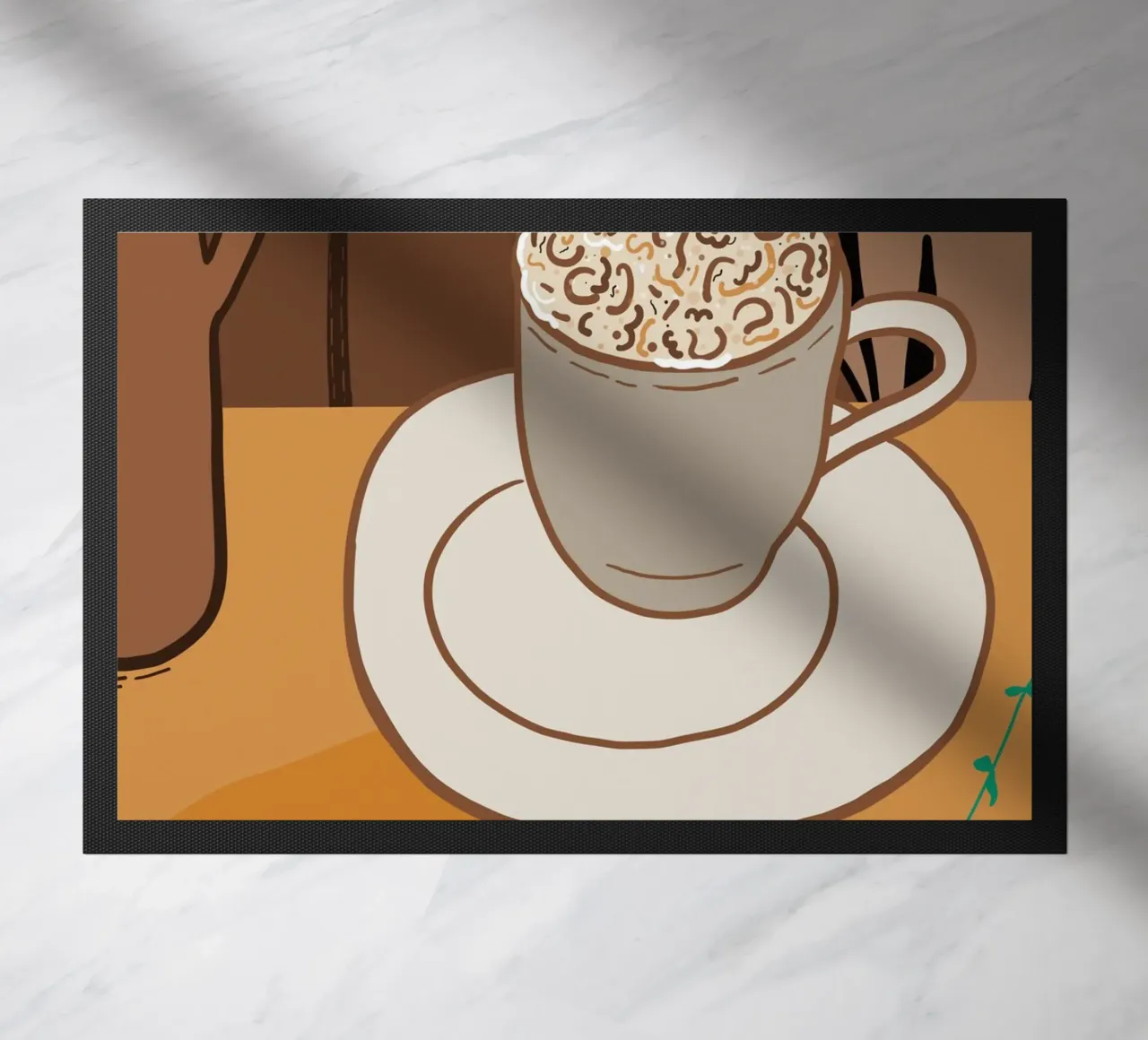 L'ora del caffè zerbino da gulsengunel