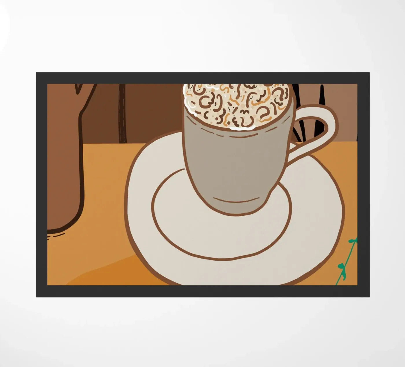 Coffee time paillasson de gulsengunel