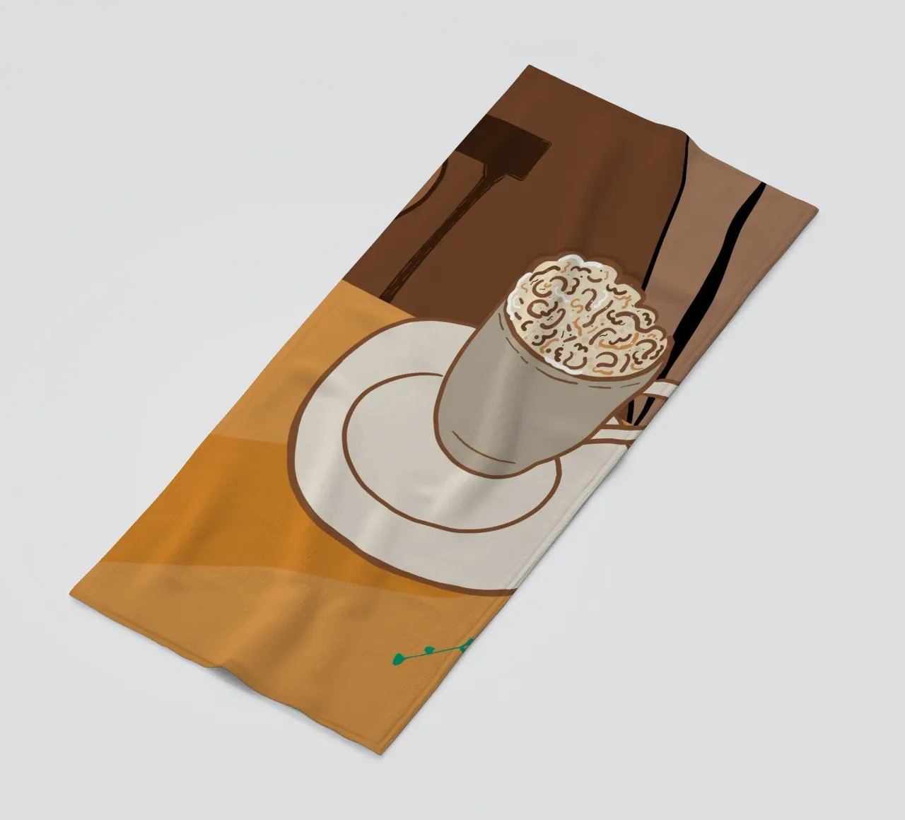 L'ora del caffè telo mare da gulsengunel