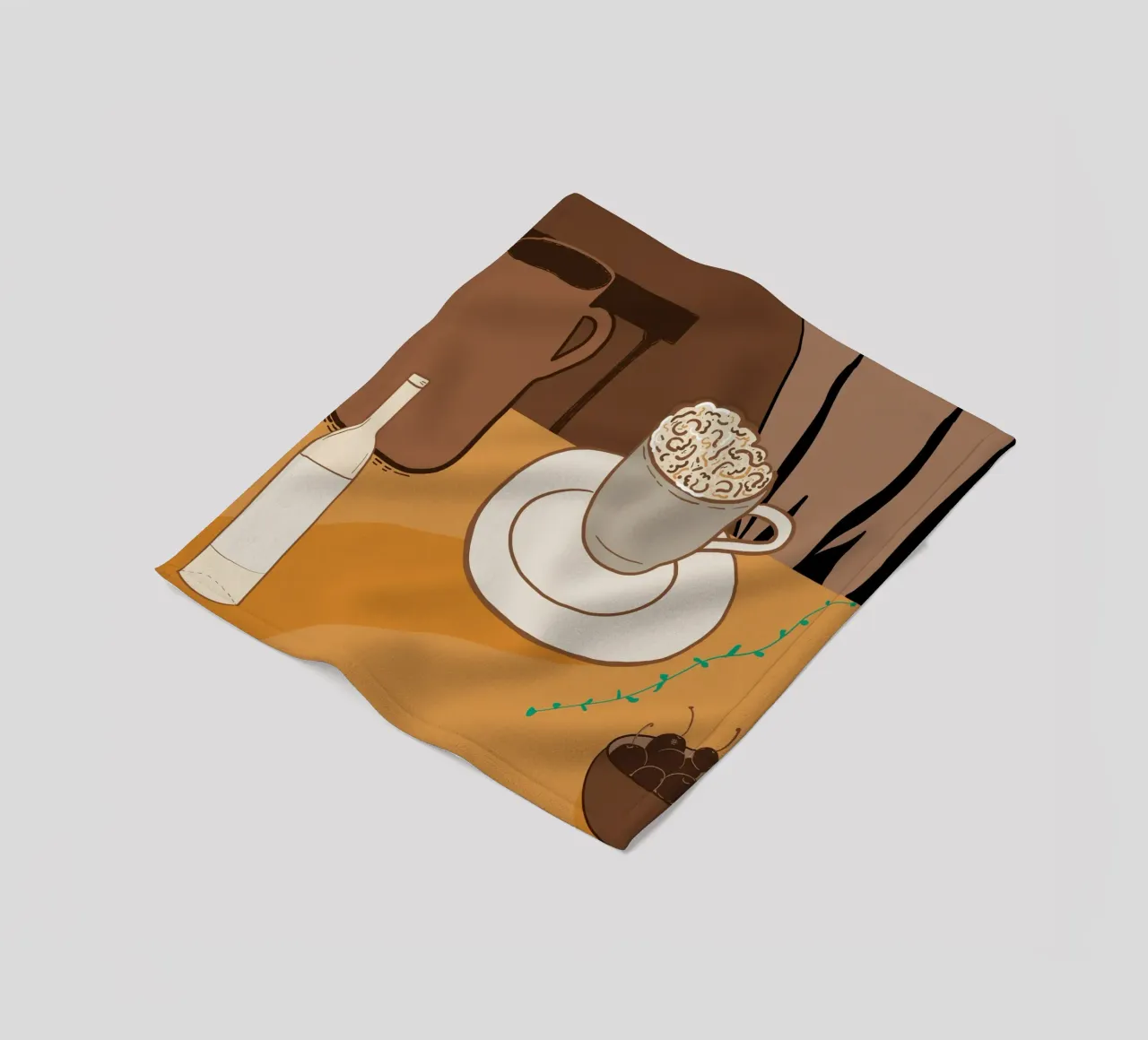 L'ora del caffè coperta in pile da gulsengunel