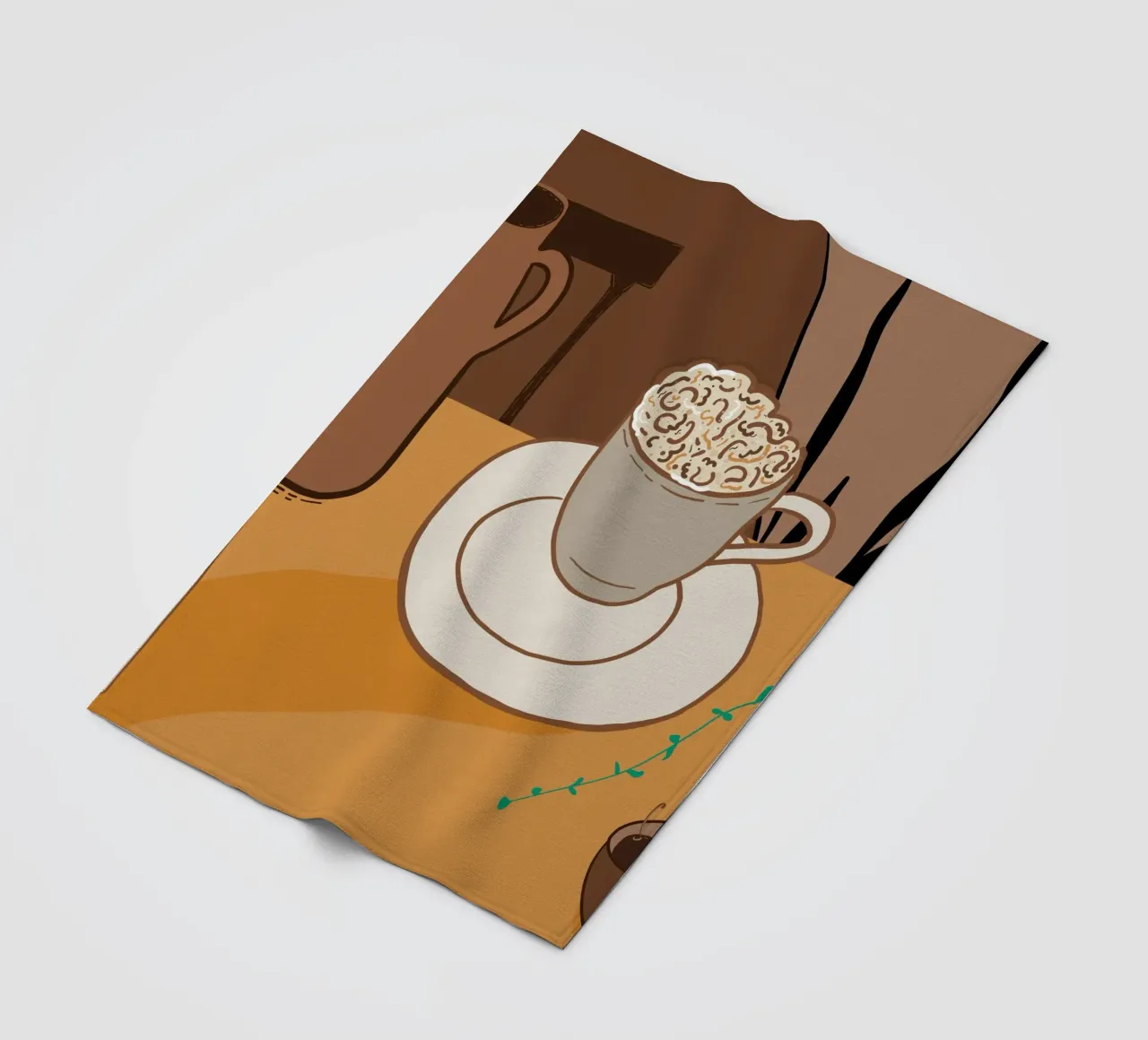 L'ora del caffè coperta in pile da gulsengunel