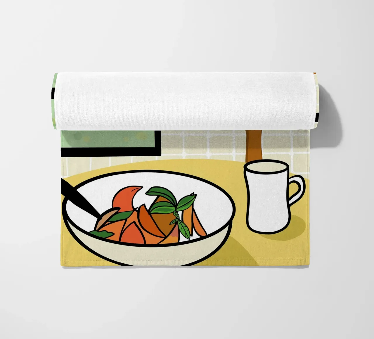 Cucina e piatto completo telo mare da gulsengunel