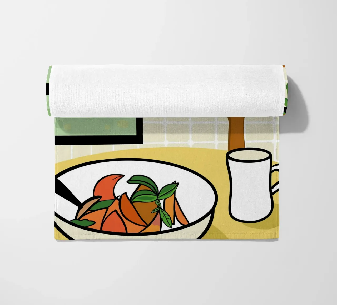 Cucina e piatto completo telo mare da gulsengunel