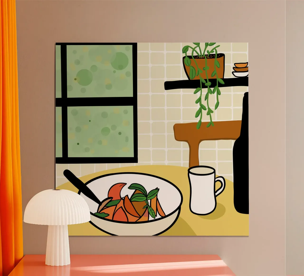 Cucina e piatto completo poster da gulsengunel