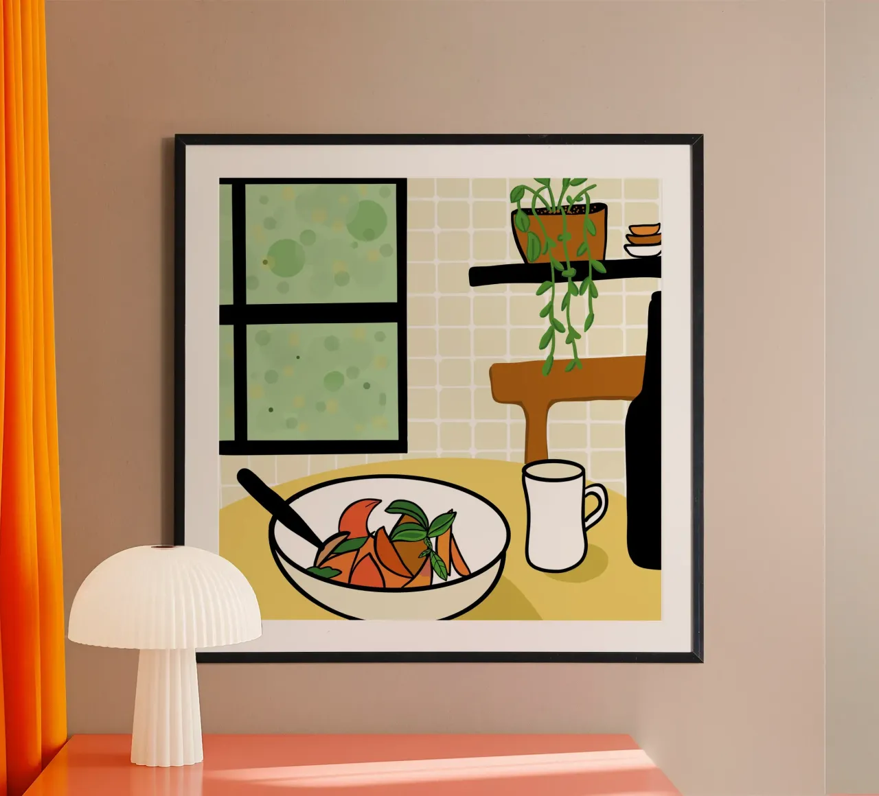 Cucina e piatto completo poster da gulsengunel