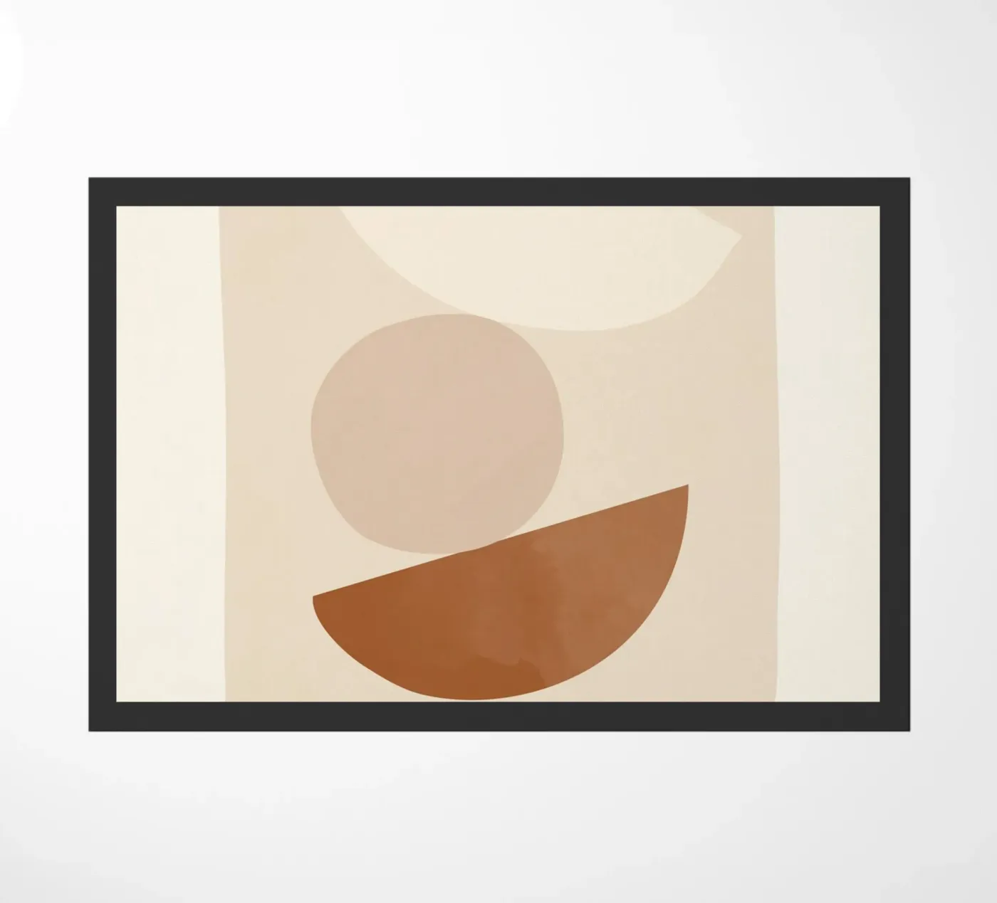 Balanced Forms doormat by LeaDArt