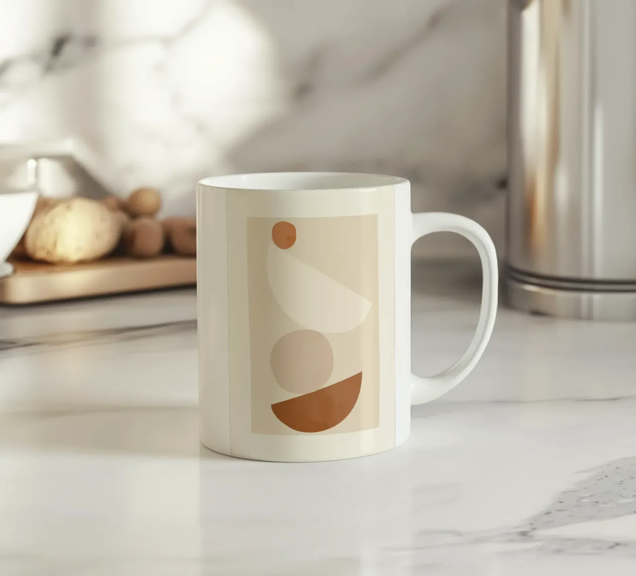 Forme equilibrate tazza in ceramica da LeaDArt