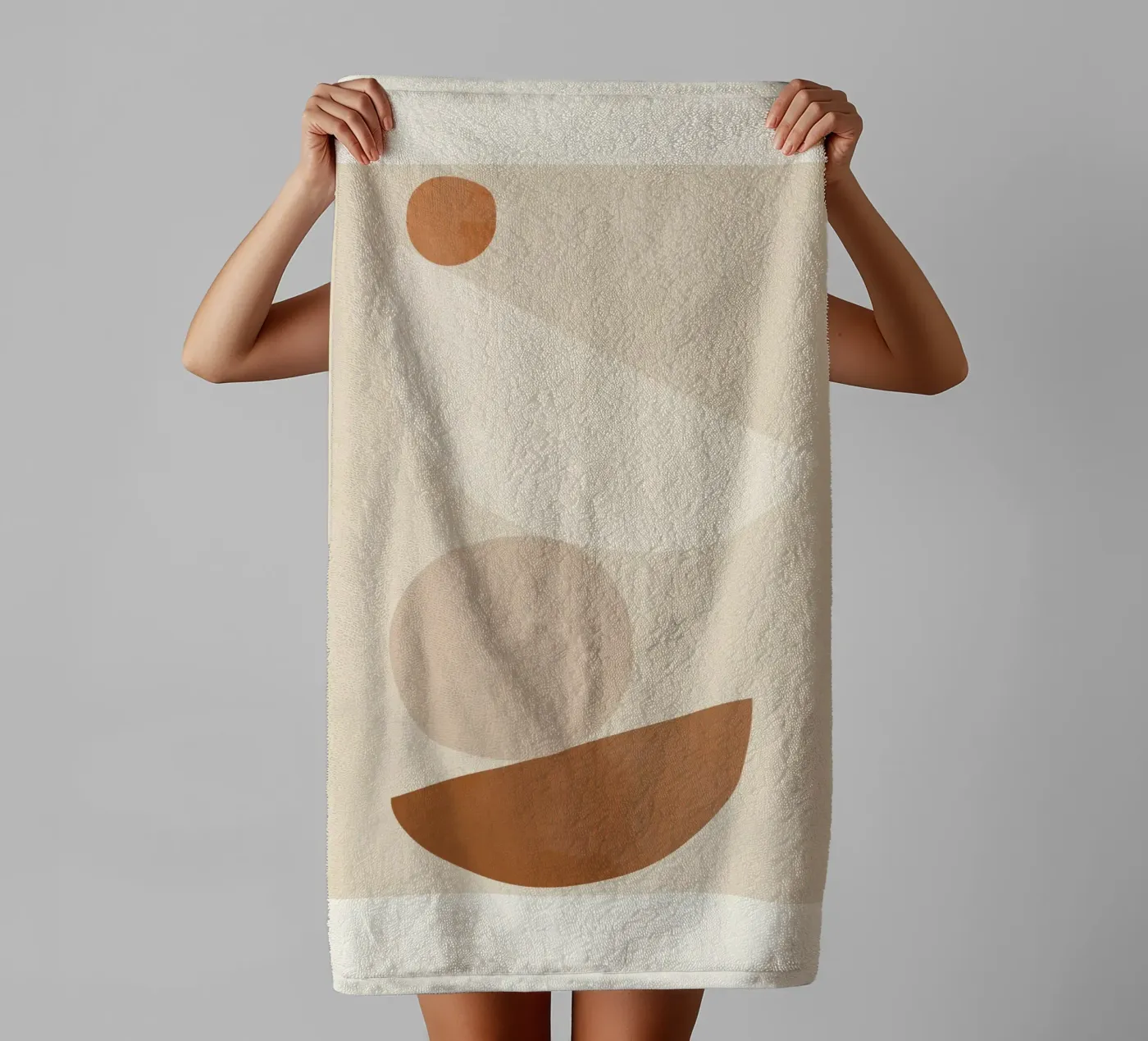 Balanced Forms towel by LeaDArt