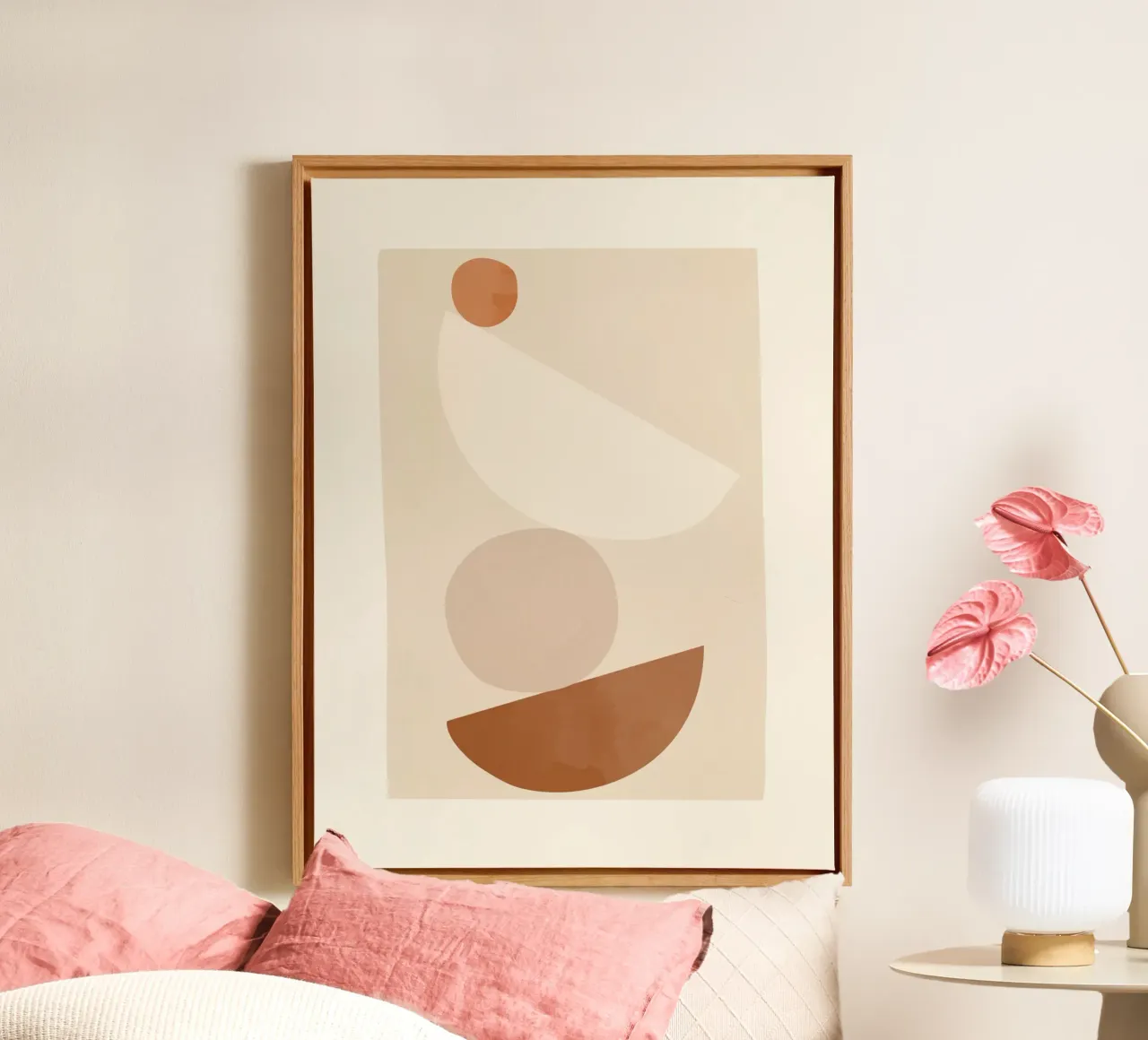 Balanced Forms canvas with Floater frame by LeaDArt